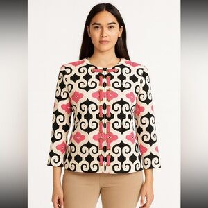 Silk Land Collection Woman’s Blazer/Jacket Size Petite Small